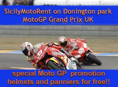 SicilyMotoRent at Donington park, MotoGP promotion!