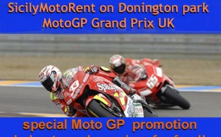 SicilyMotoRent at Donington park, MotoGP promotion!